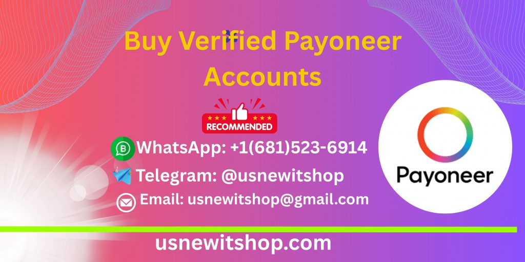 Buy Verified Payoneer Accounts