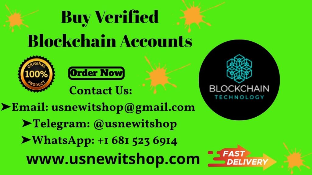 Buy Verified Blockchain Accounts